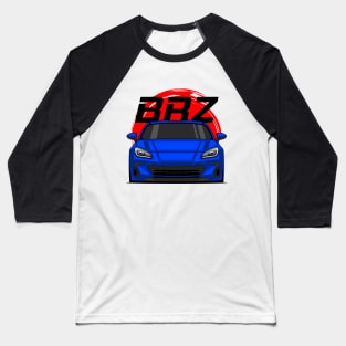 New Gen Blue BRZ MK2 Front JDM Baseball T-Shirt